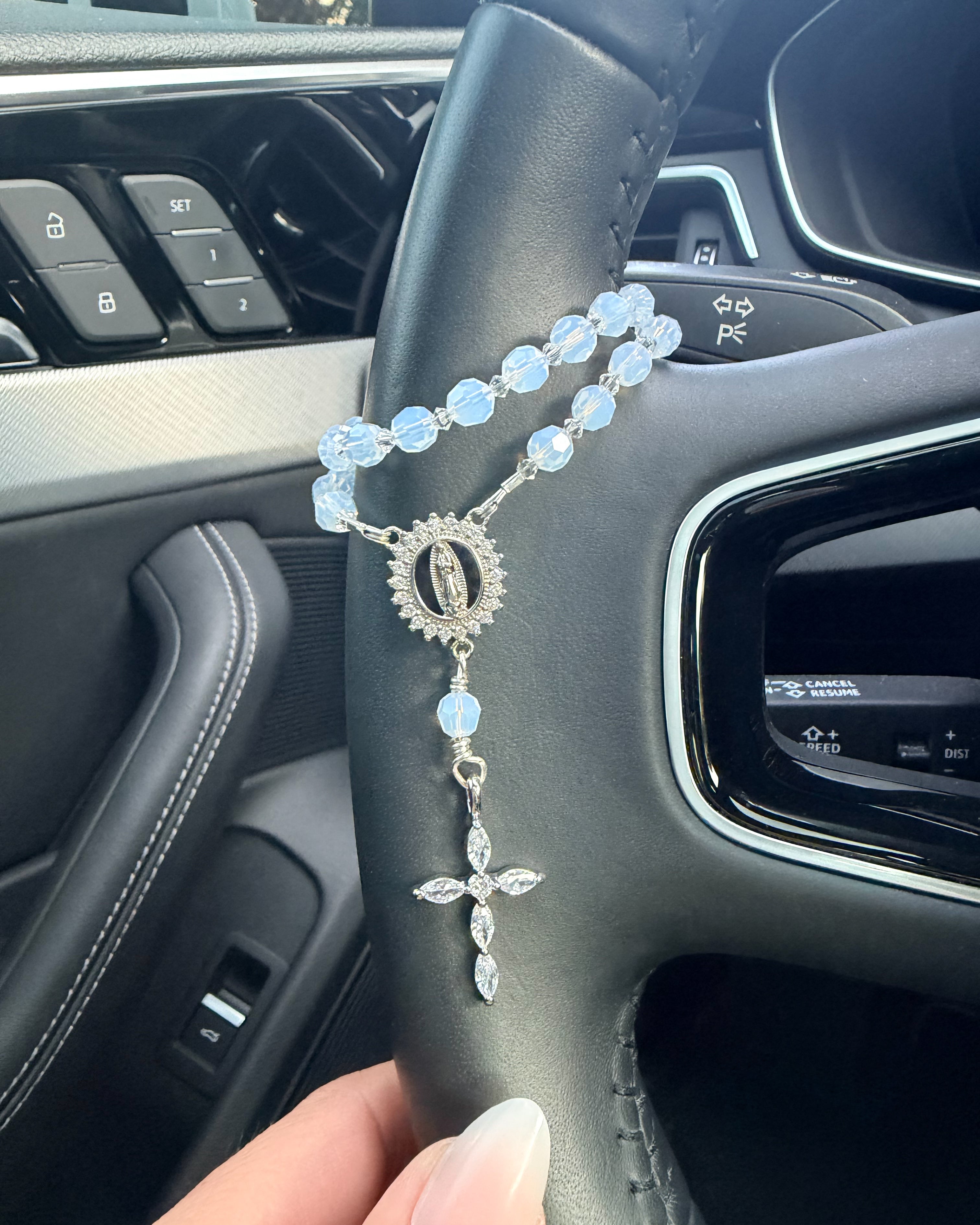 Jesus Take The Wheel with Swarovski® Crystals