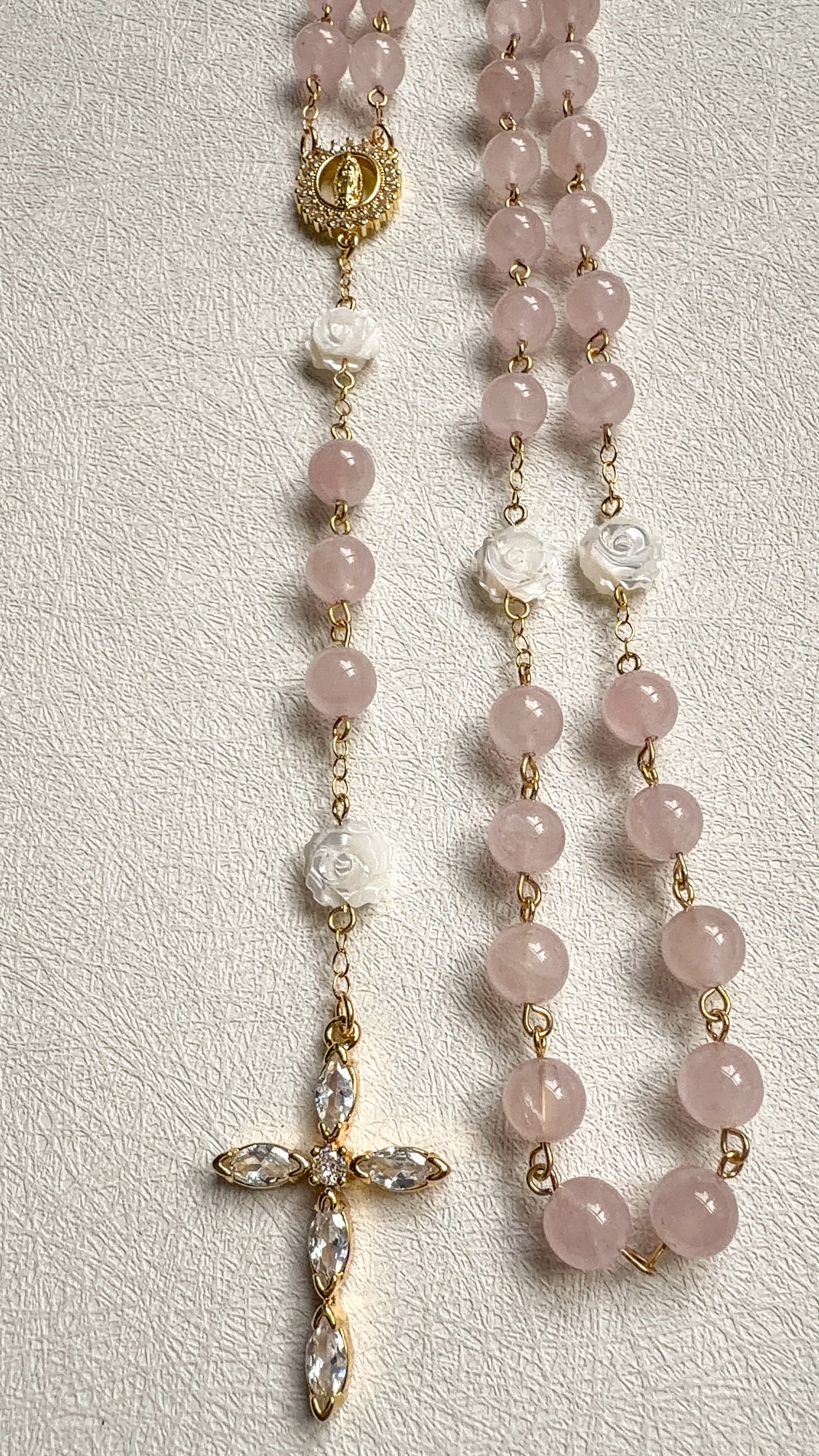 Blushing Garden Rosary