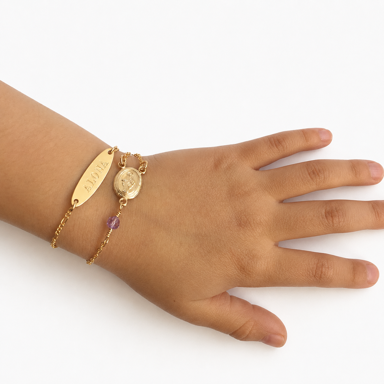 Kids Name Plate Bracelet
