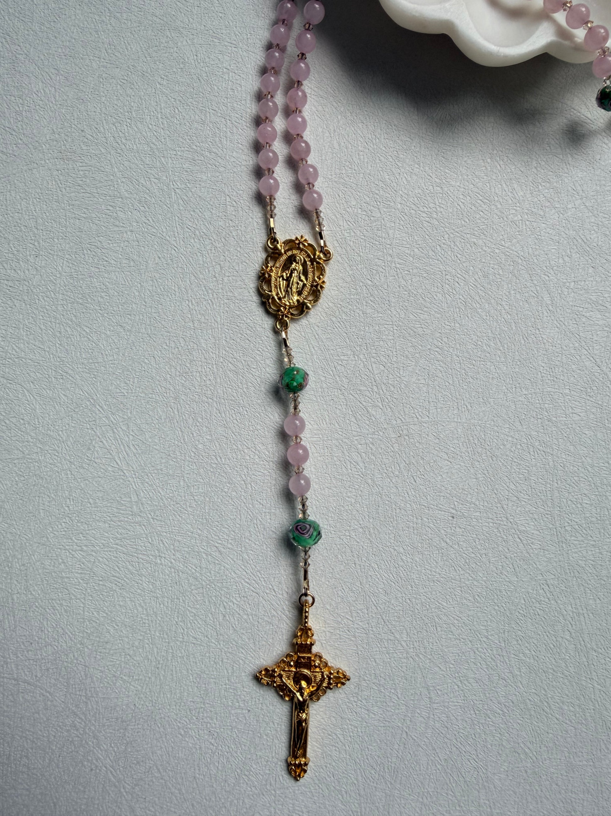 Blushing Eden Rosary