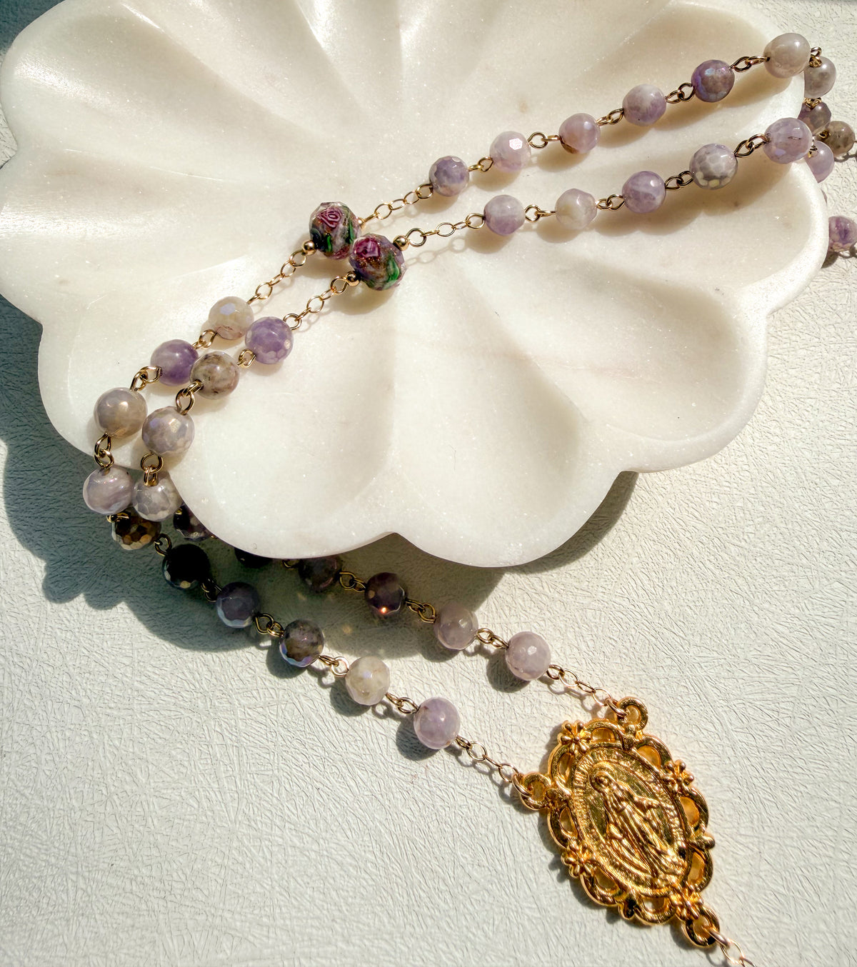 Lilac Bloom Rosary