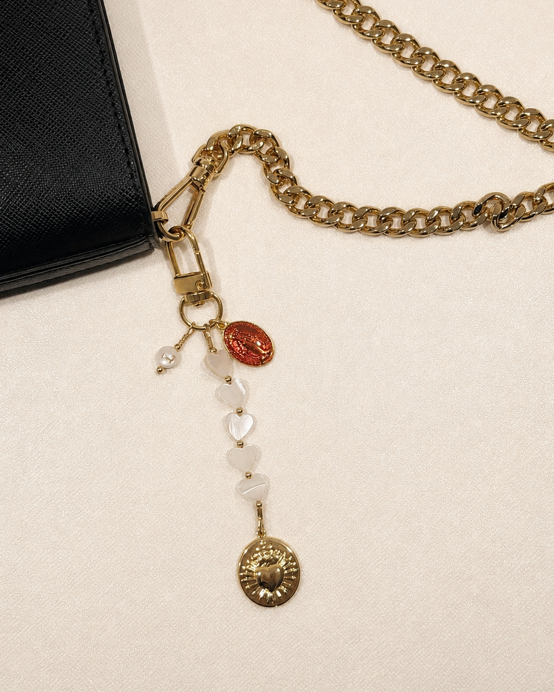 Sacred Heart Bag Clip