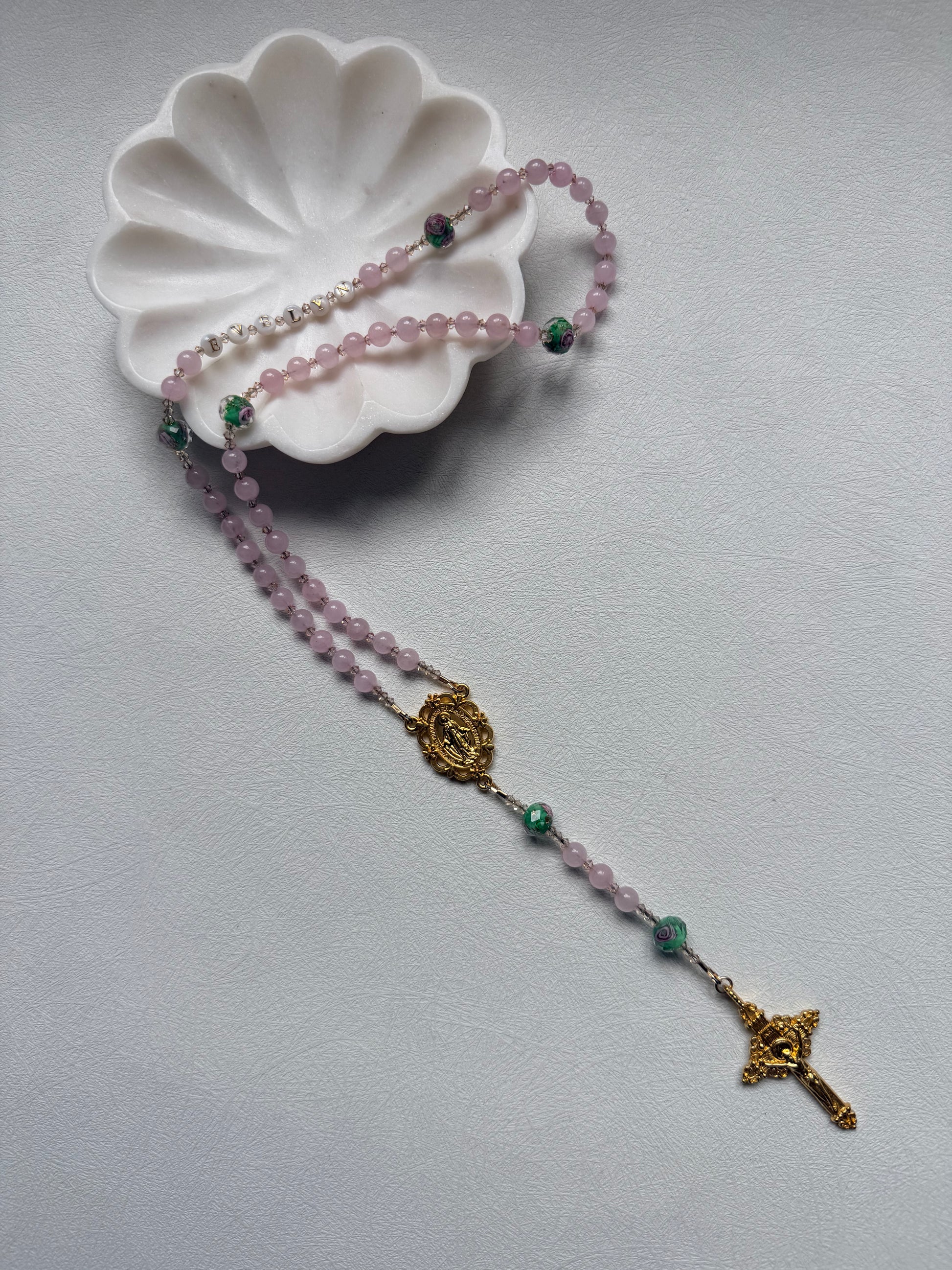 Blushing Eden Rosary