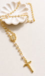 Georgina Gold Round Rosary