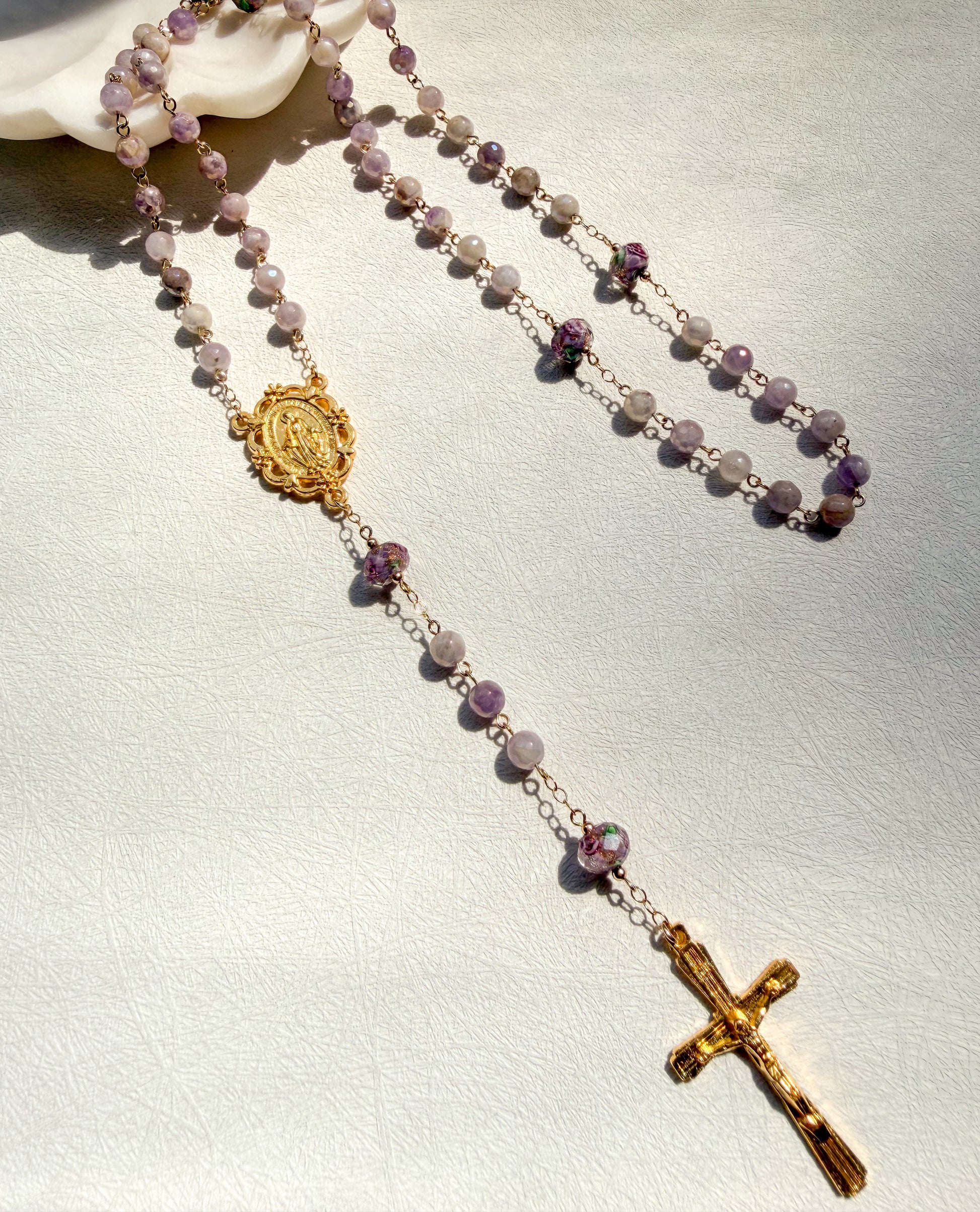 Lilac Bloom Rosary