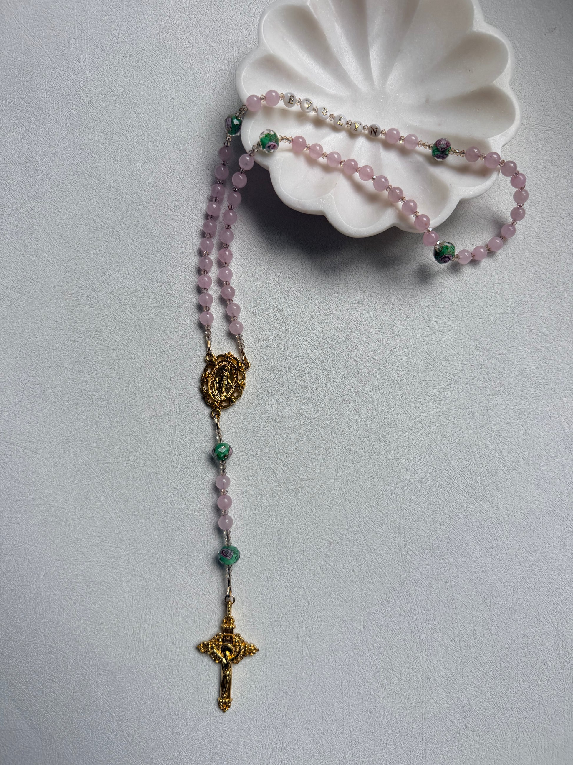 Blushing Eden Rosary