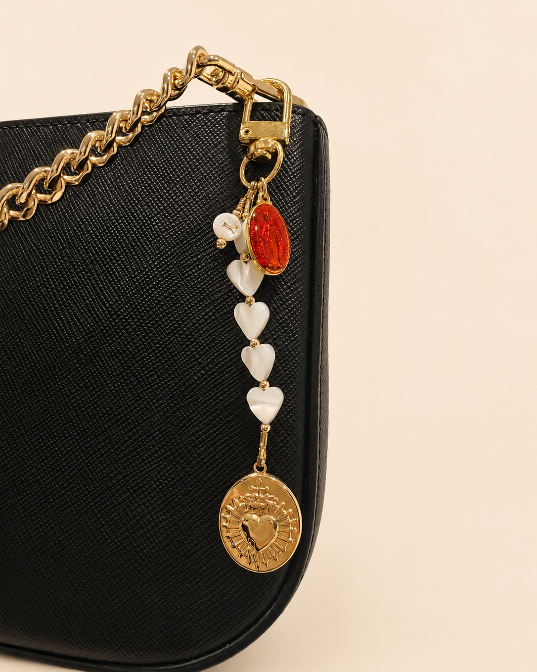 Sacred Heart Bag Clip