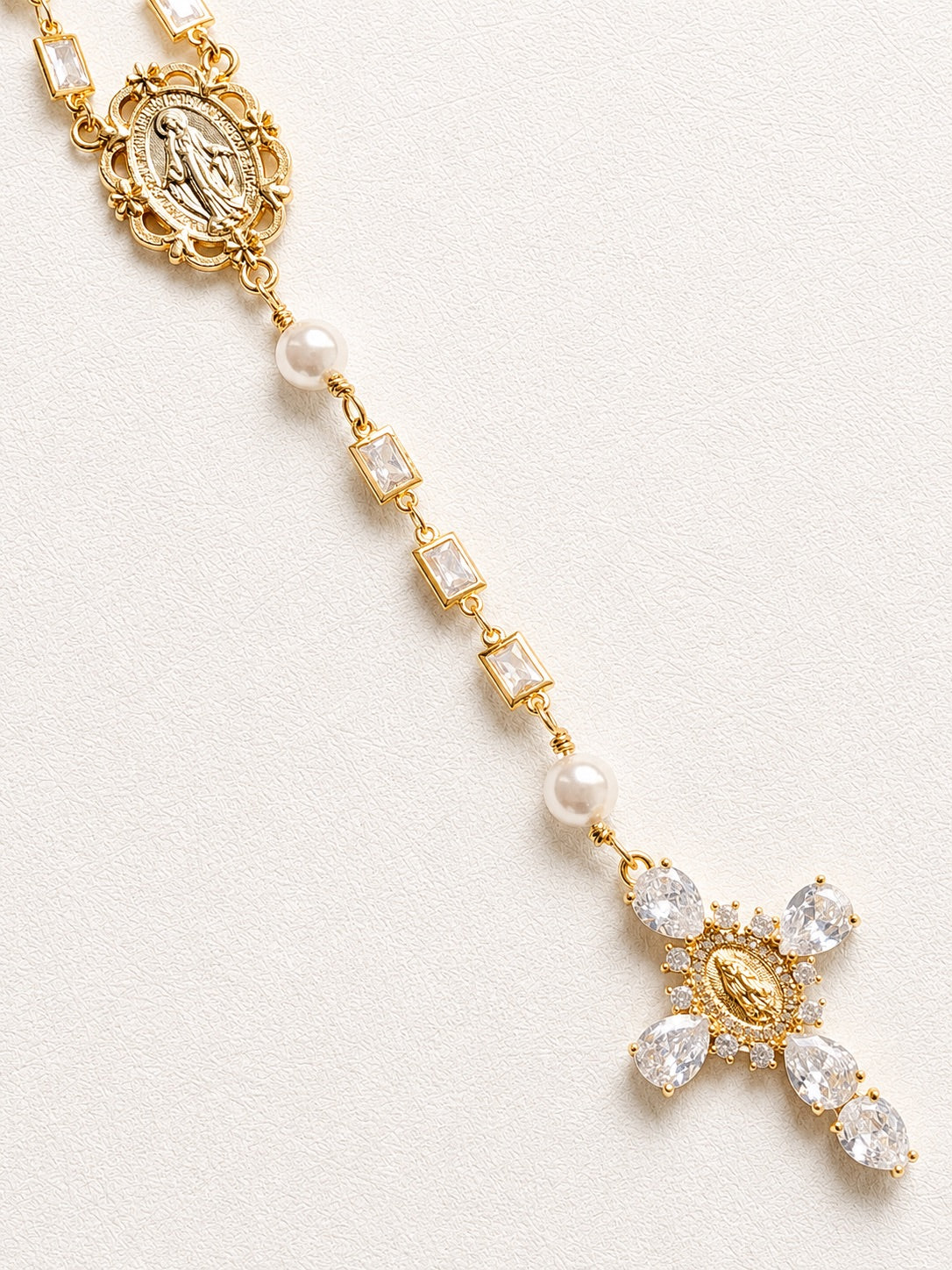 Georgina Gold Emerald Rosary