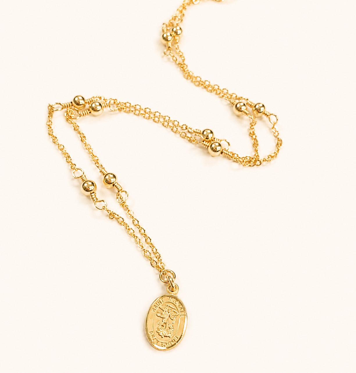 Dainty My Patron Saint Necklace