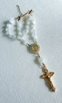 Heirloom White Rose Rosary