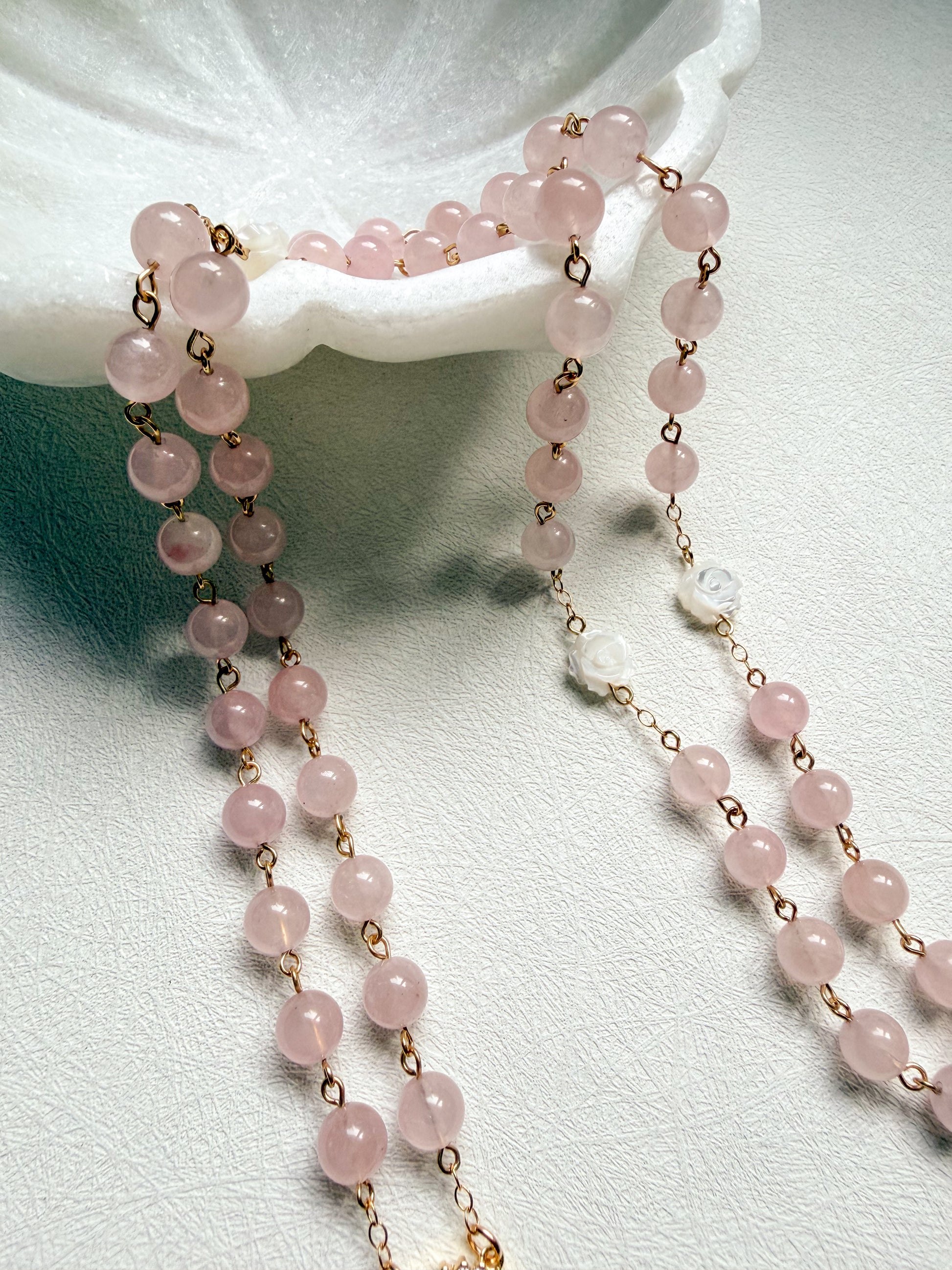 Blushing Garden Rosary
