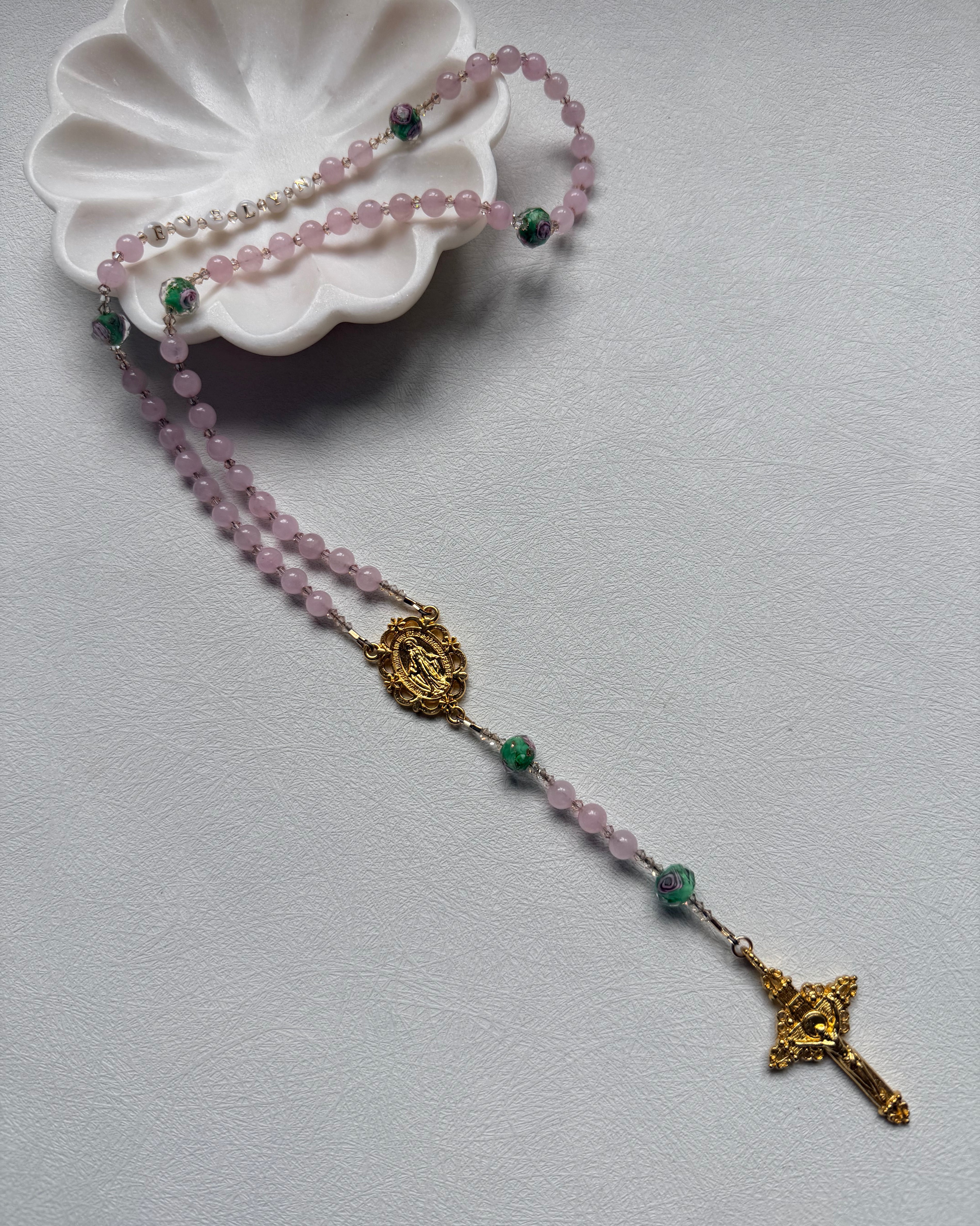 Blushing Eden Rosary