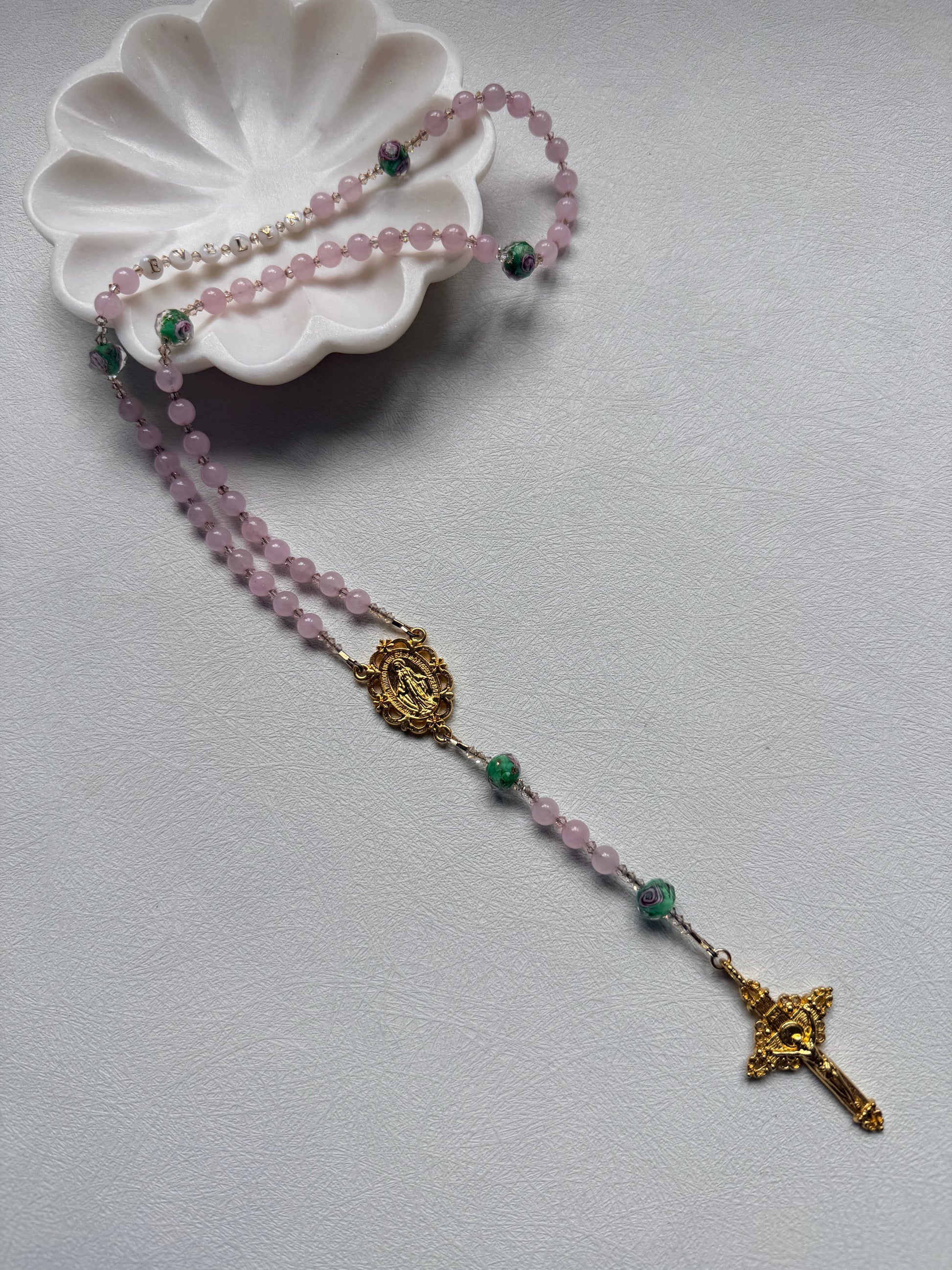 Blushing Eden Rosary