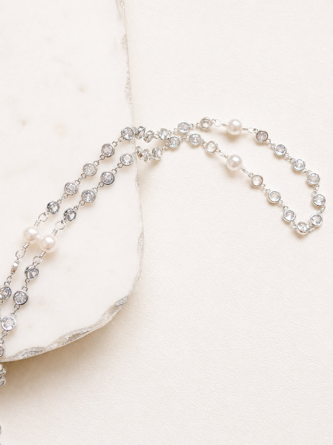 Georgina Silver Round Rosary
