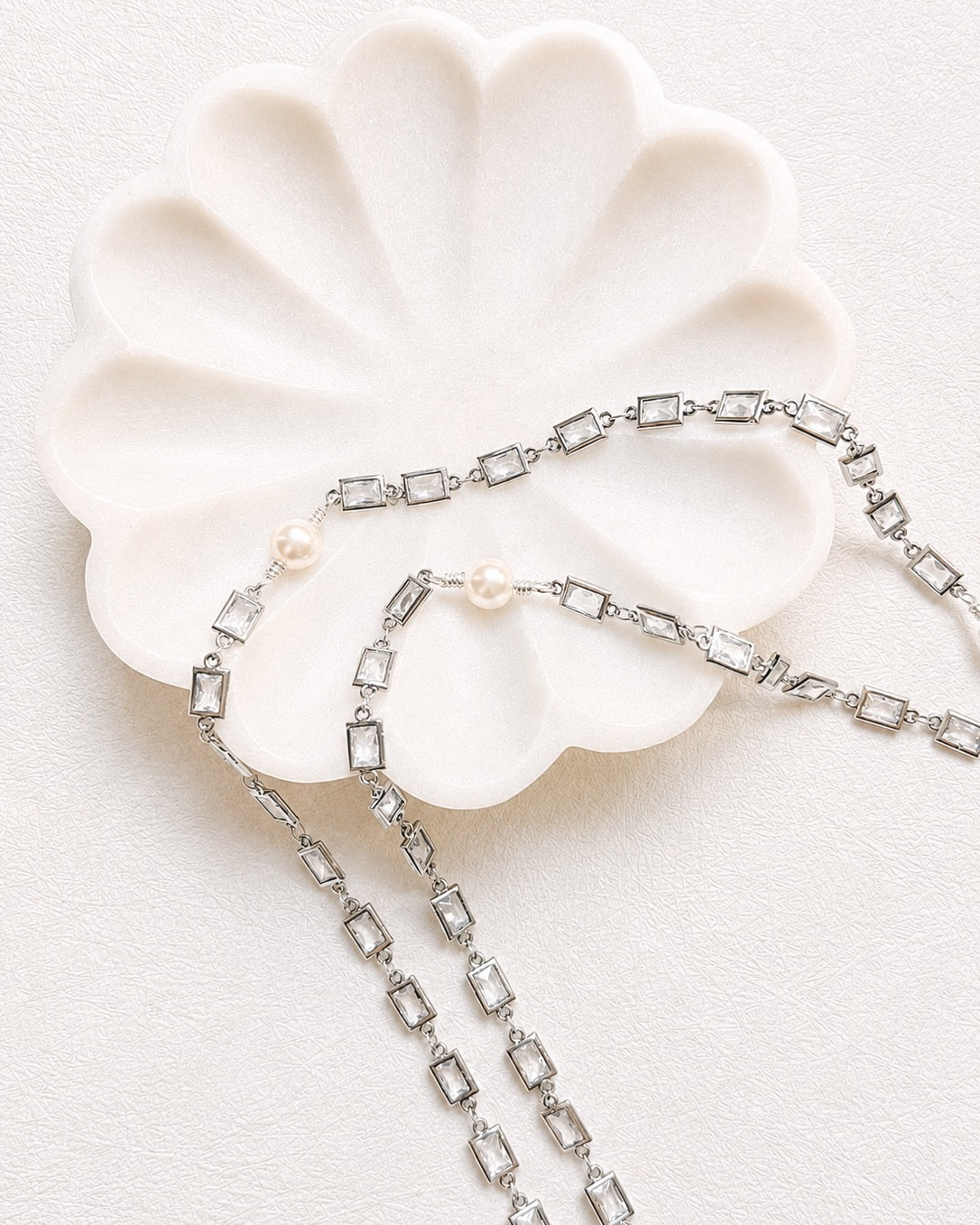Georgina Silver Emerald Rosary