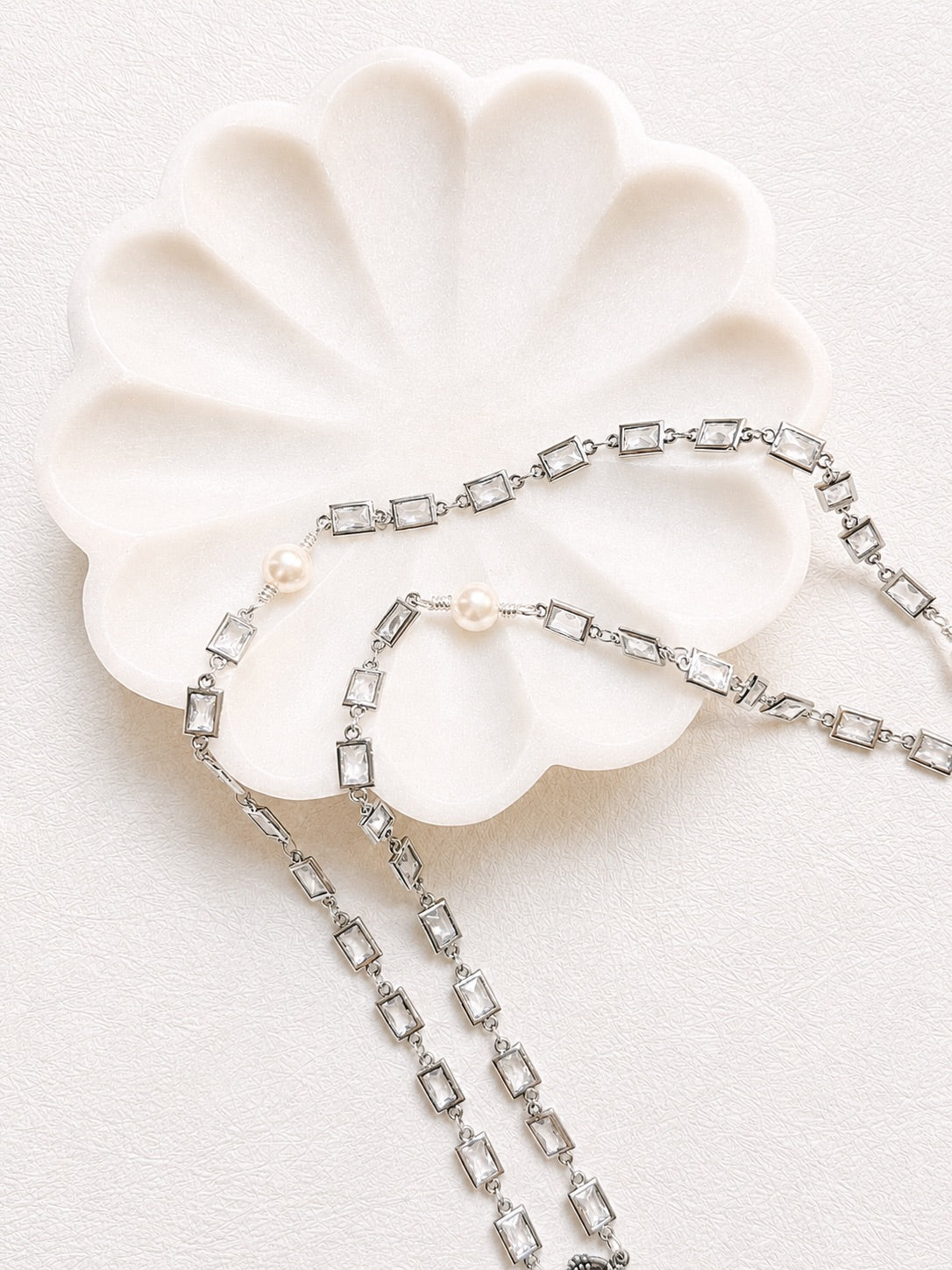 Georgina Silver Emerald Rosary