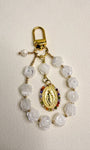 Heirloom Rose & Halo Mary Bag Clip