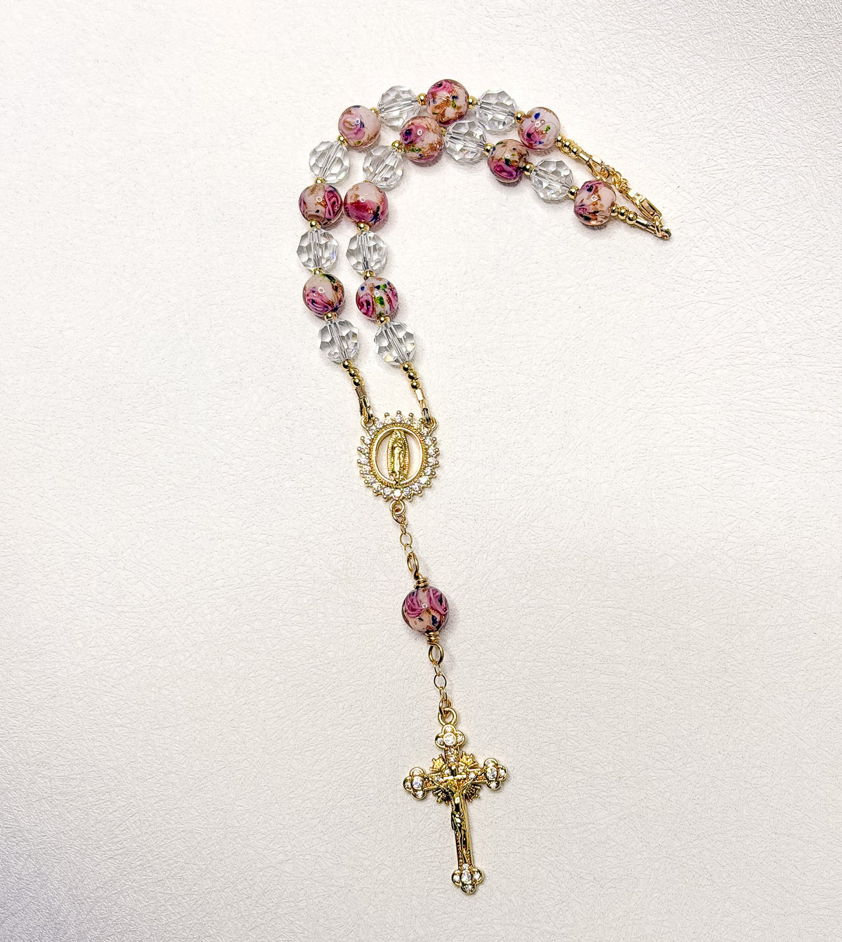 Crystal Rose Garden Two Decade Rosary