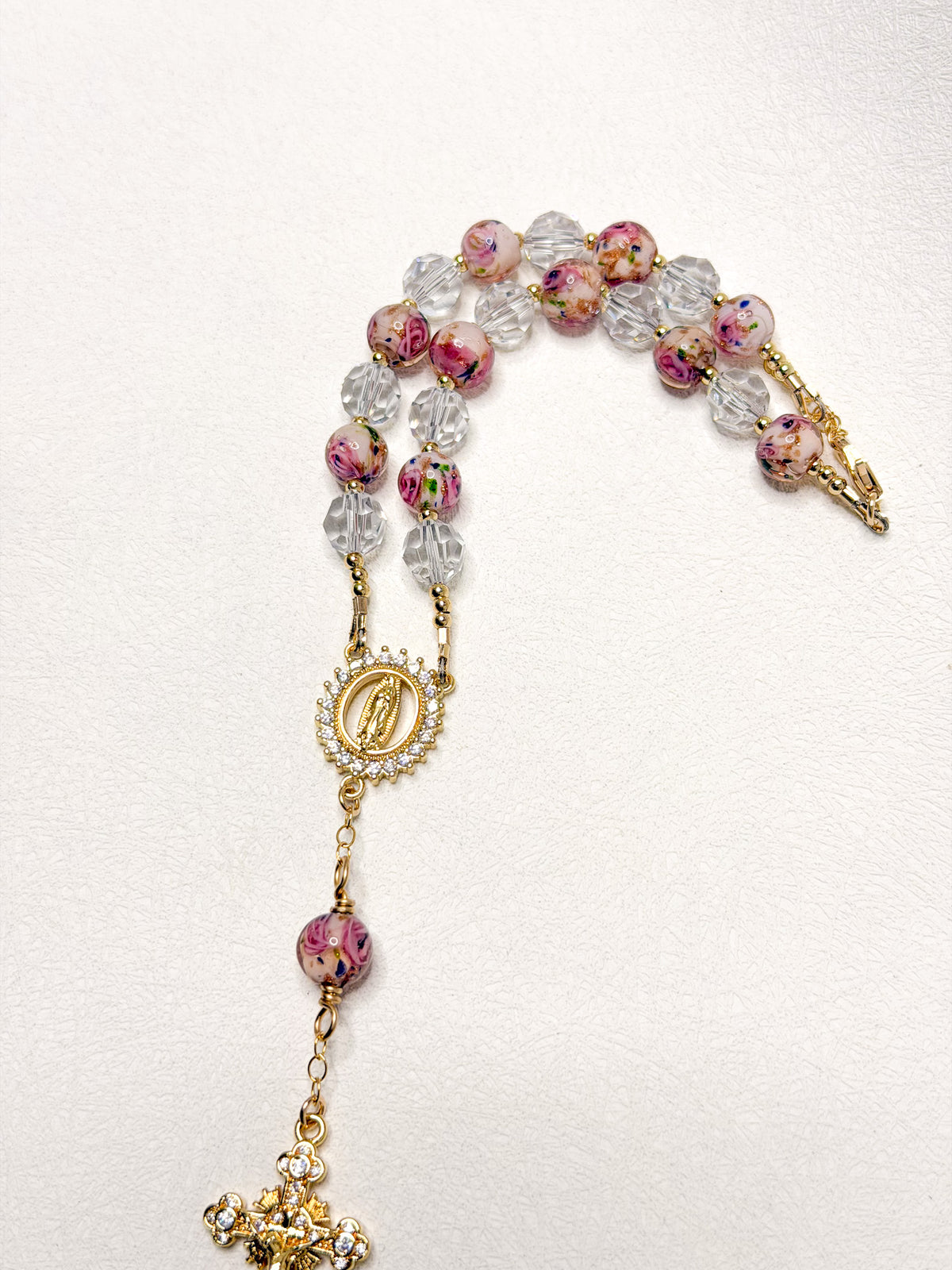 Crystal Rose Garden Two Decade Rosary
