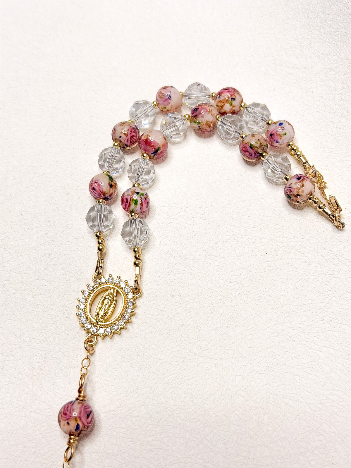 Crystal Rose Garden Two Decade Rosary