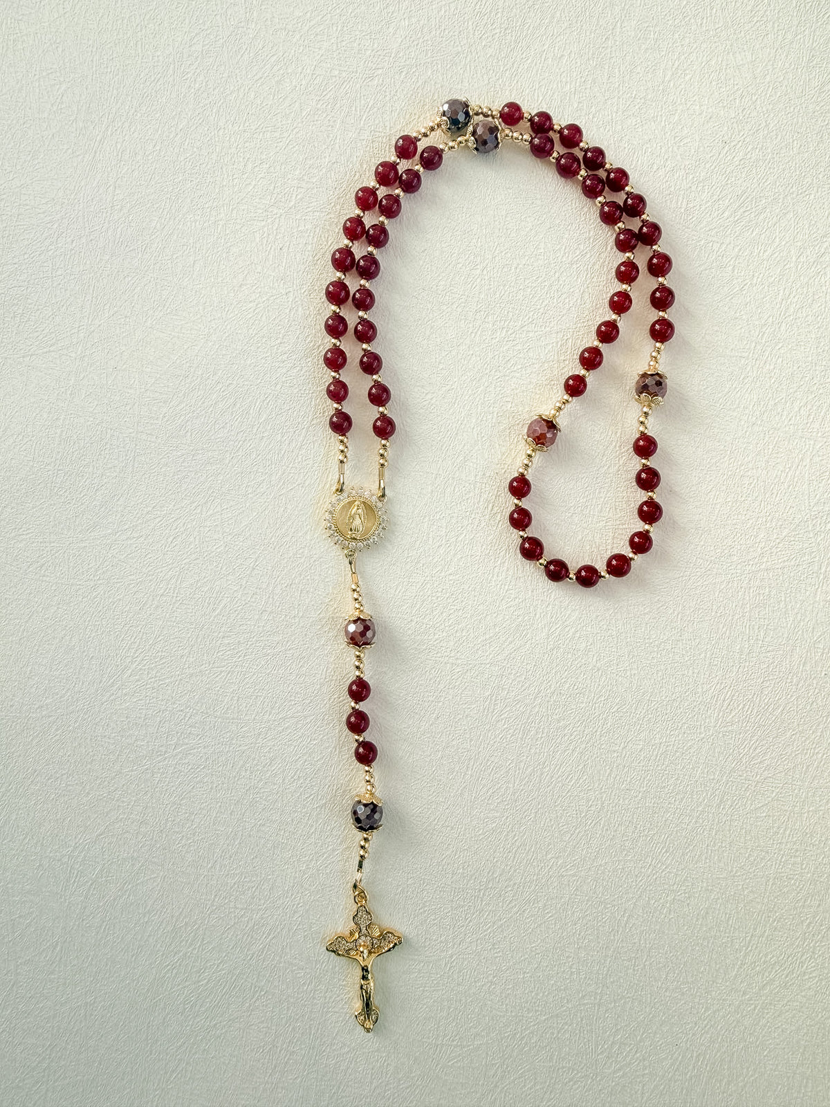 Crimson Meadow Rosary