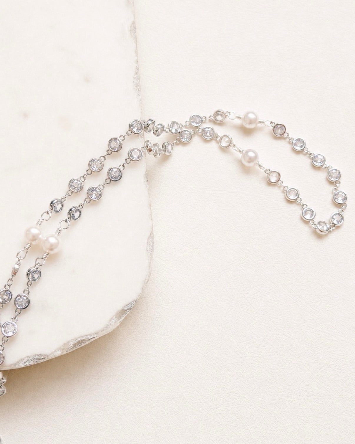 Georgina Silver Round Rosary