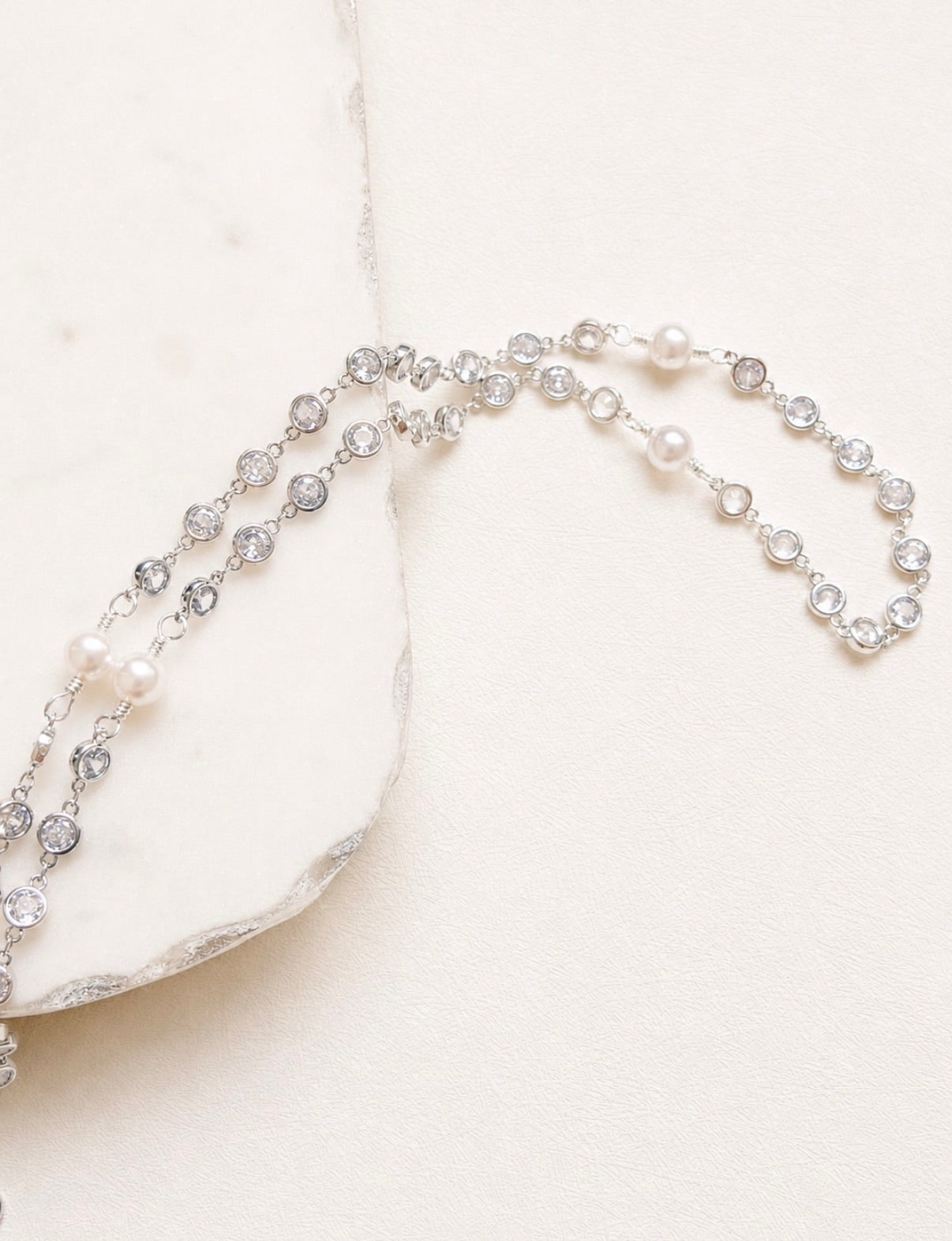 Georgina Silver Round Rosary