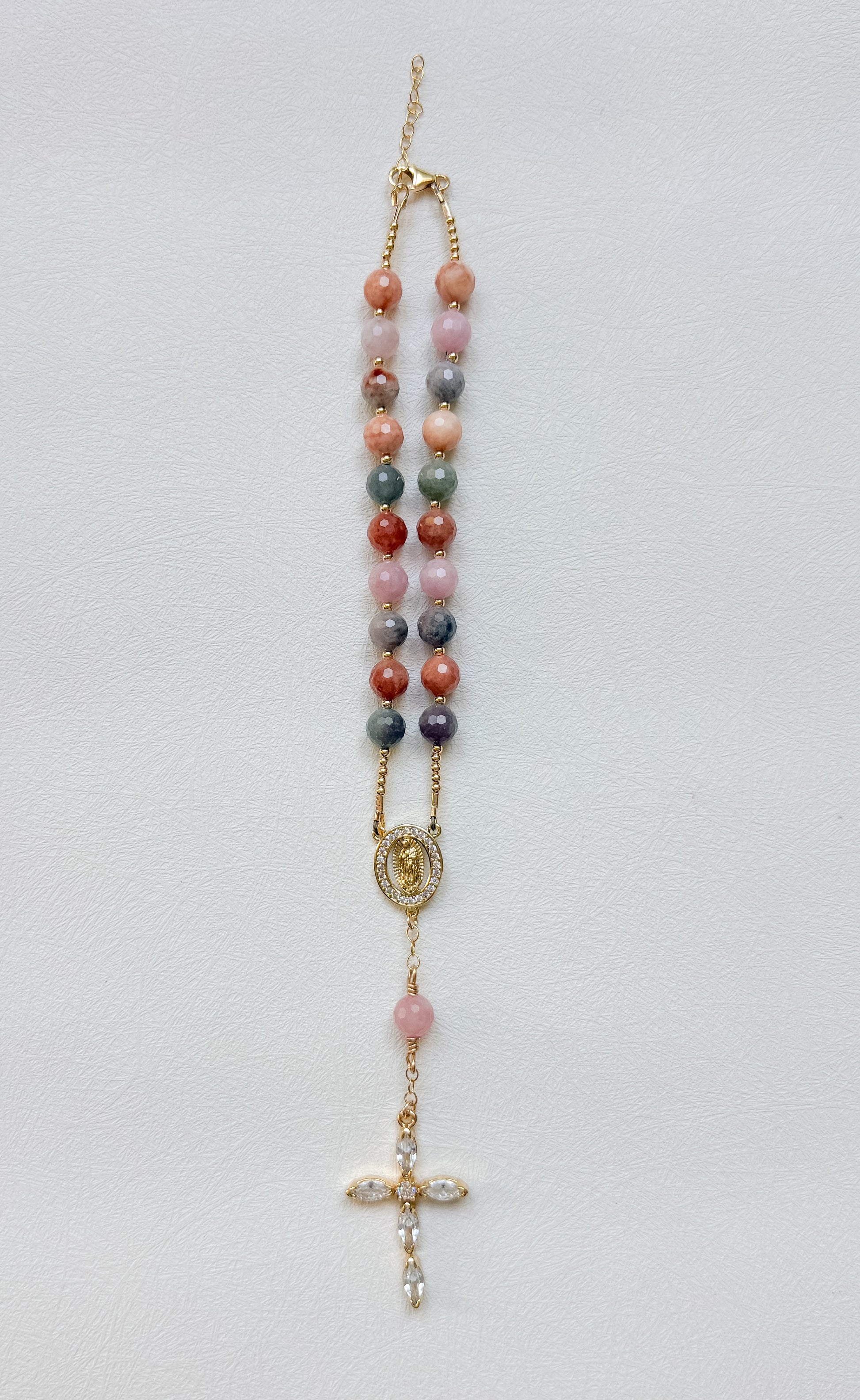 Desert Rose Car Rosary