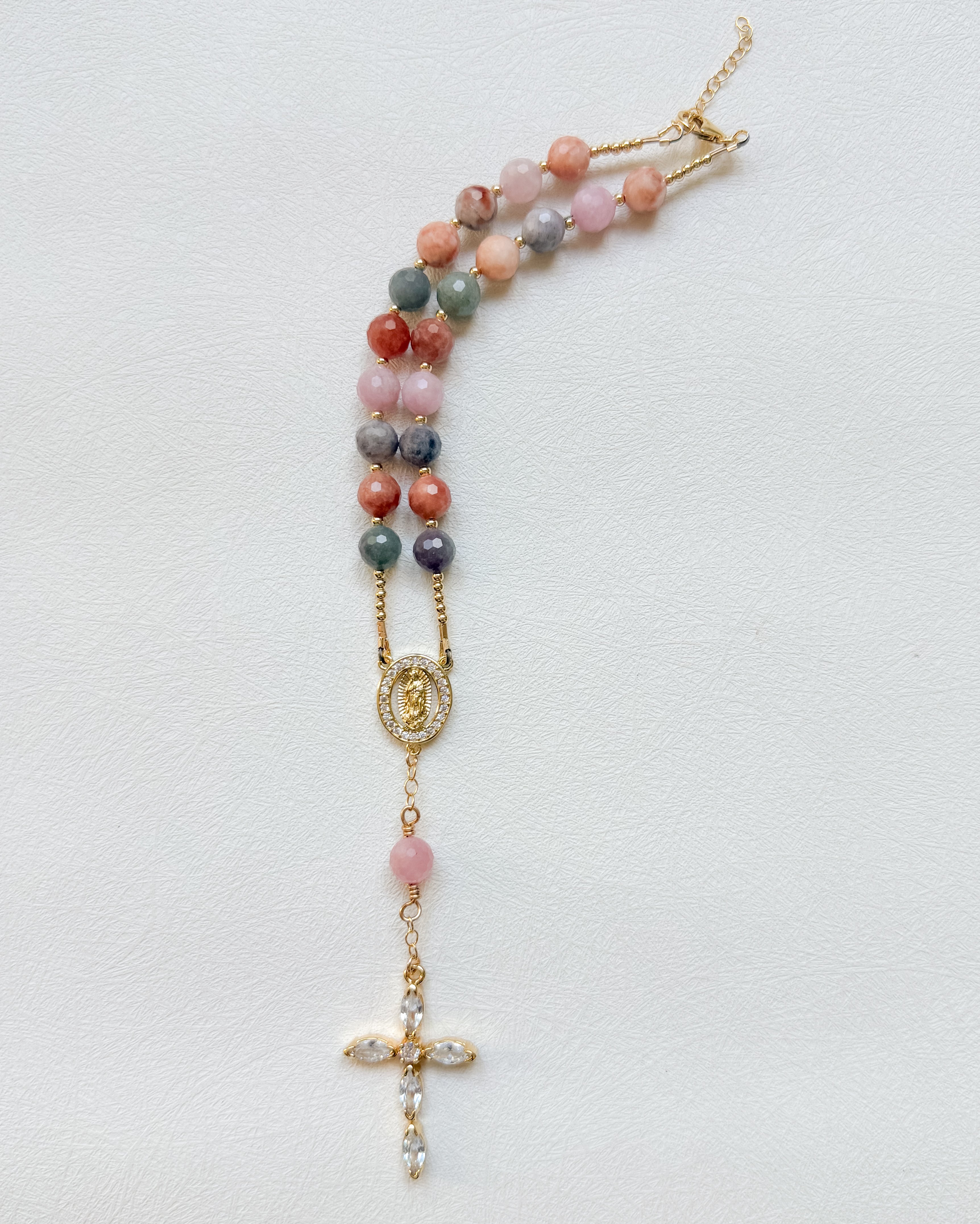 Desert Rose Car Rosary