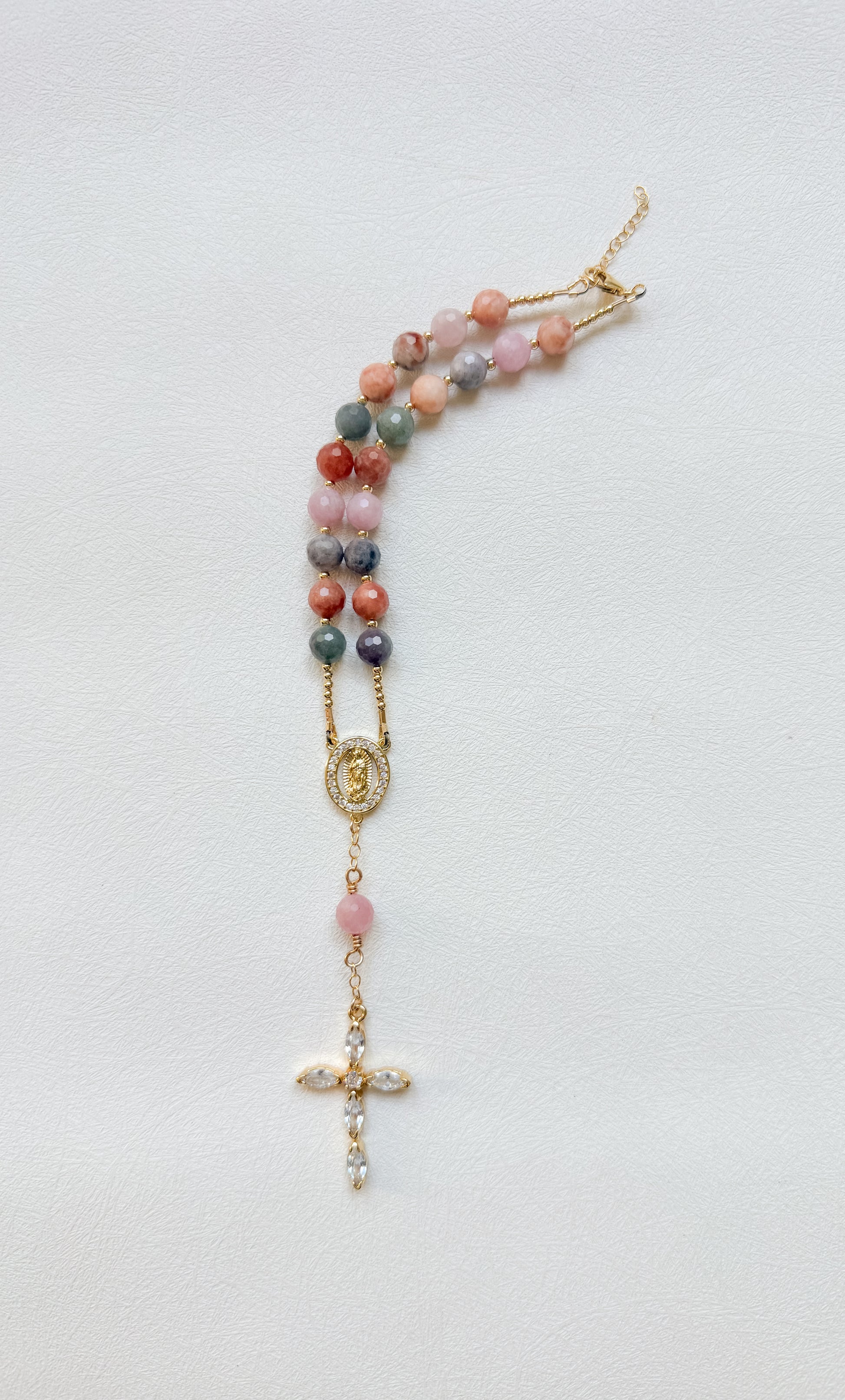 Desert Rose Car Rosary