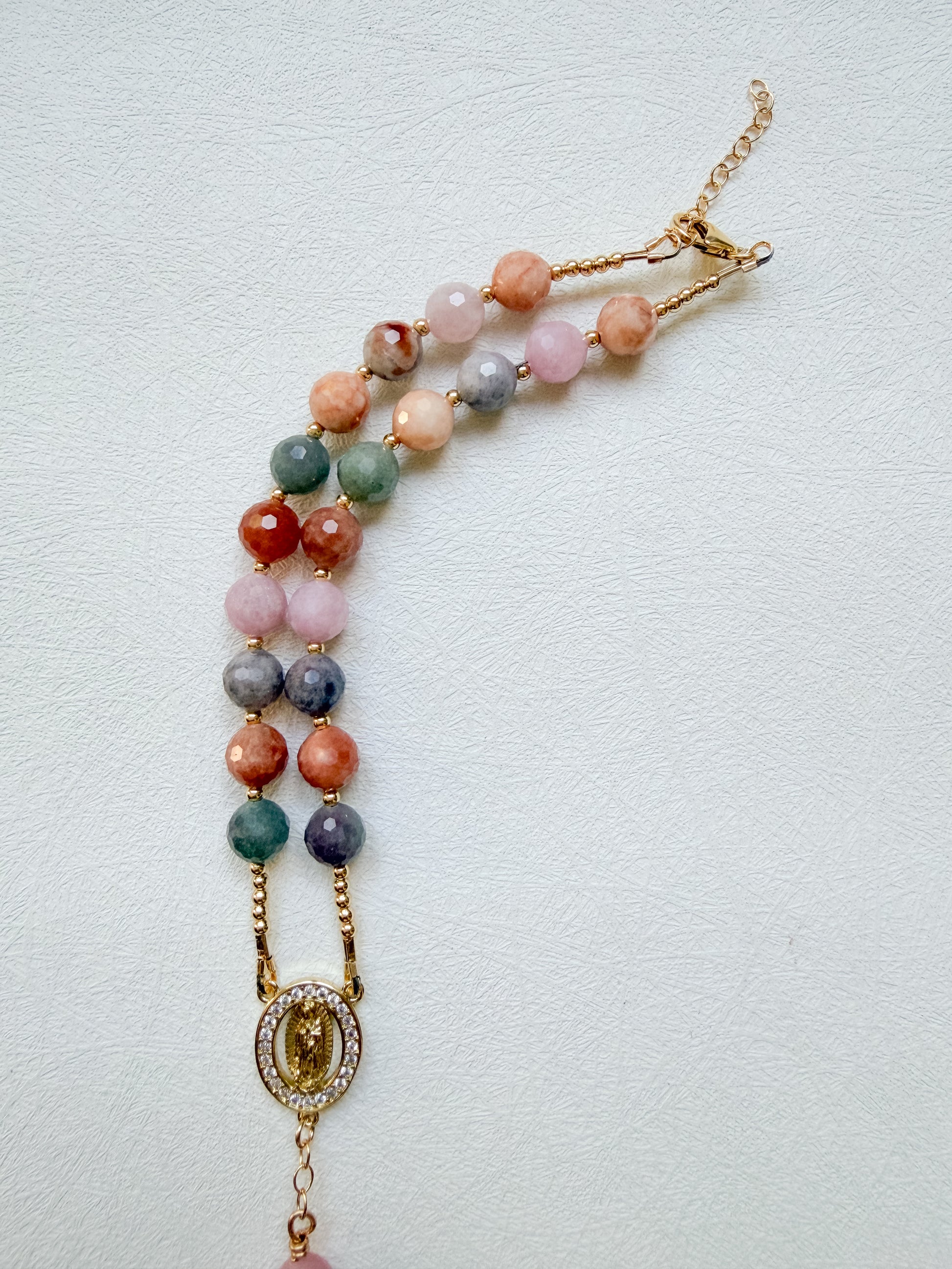 Desert Rose Car Rosary