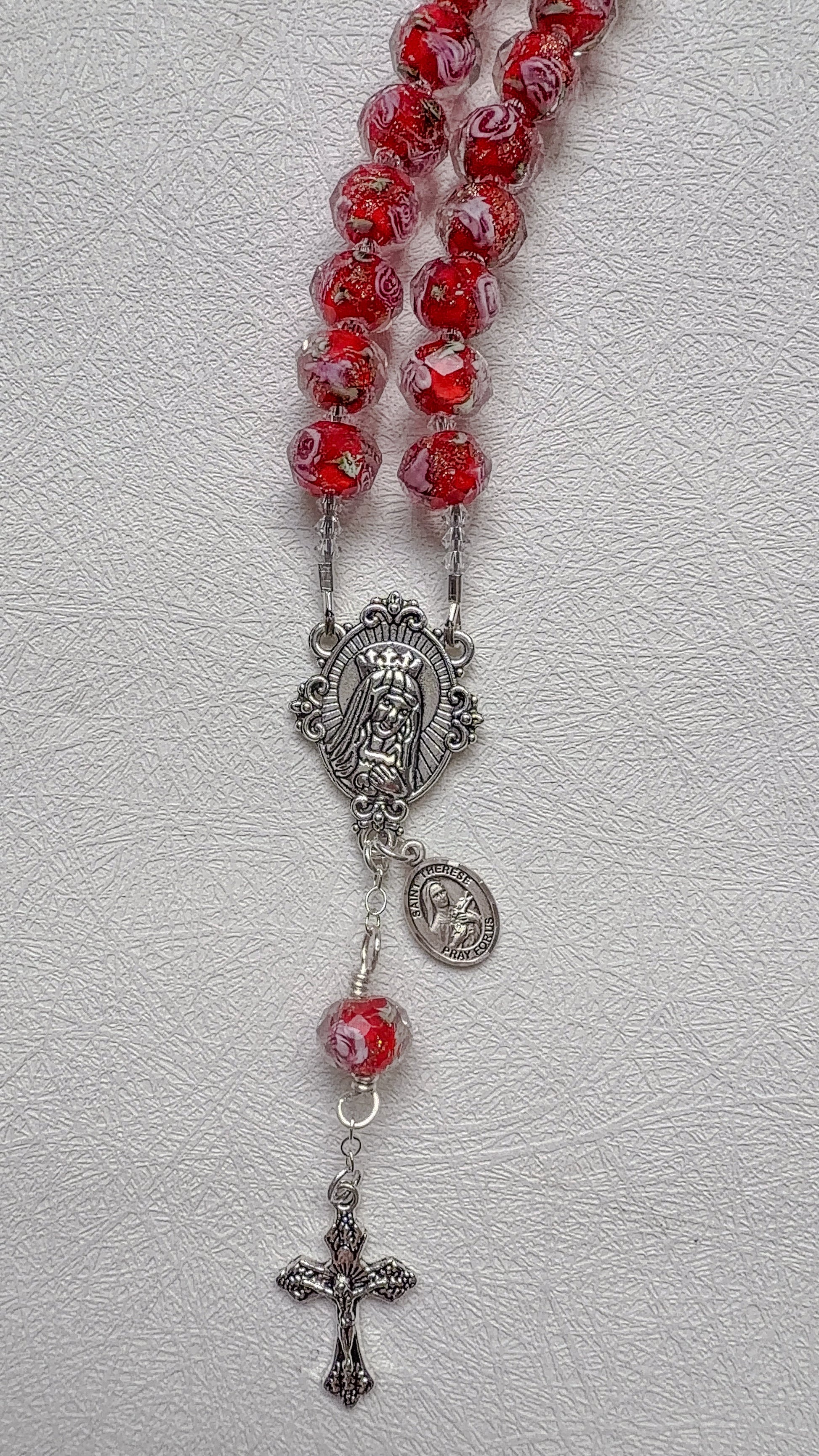 The Little Flower Car Rosary