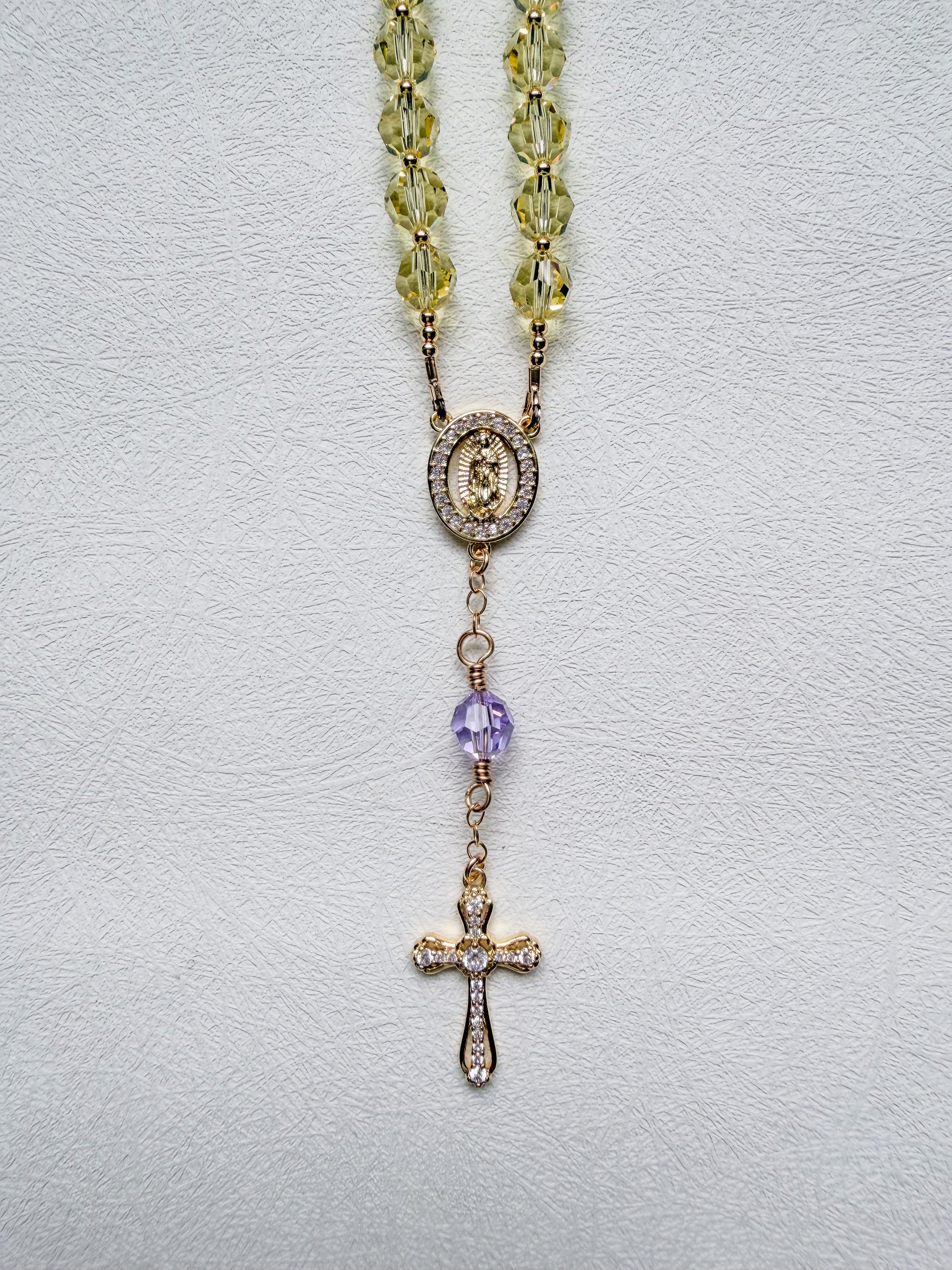 Two Decade Swarovski® Crystals Car Rosary