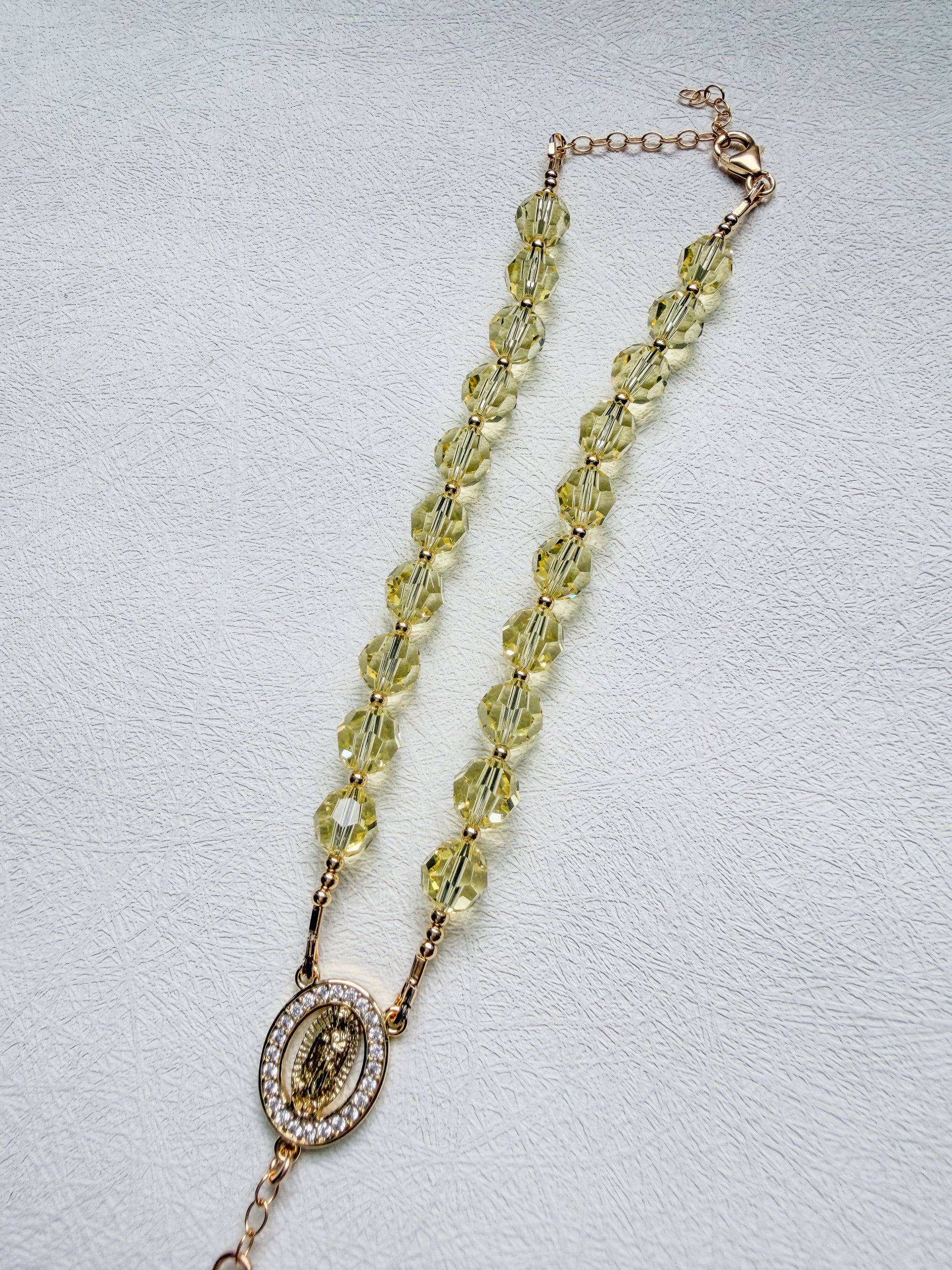 Two Decade Swarovski® Crystals Car Rosary