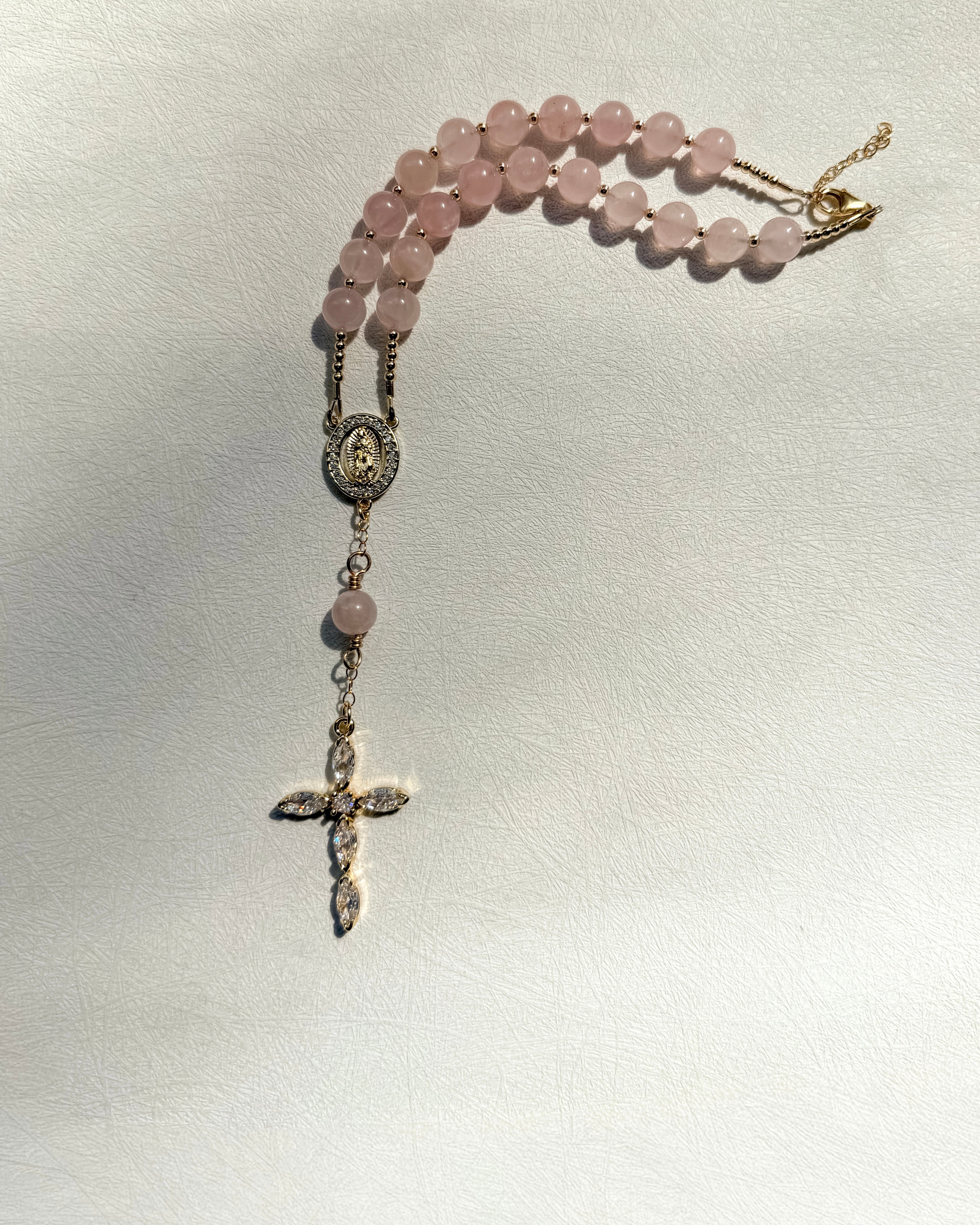 Pink Horizon Car Rosary