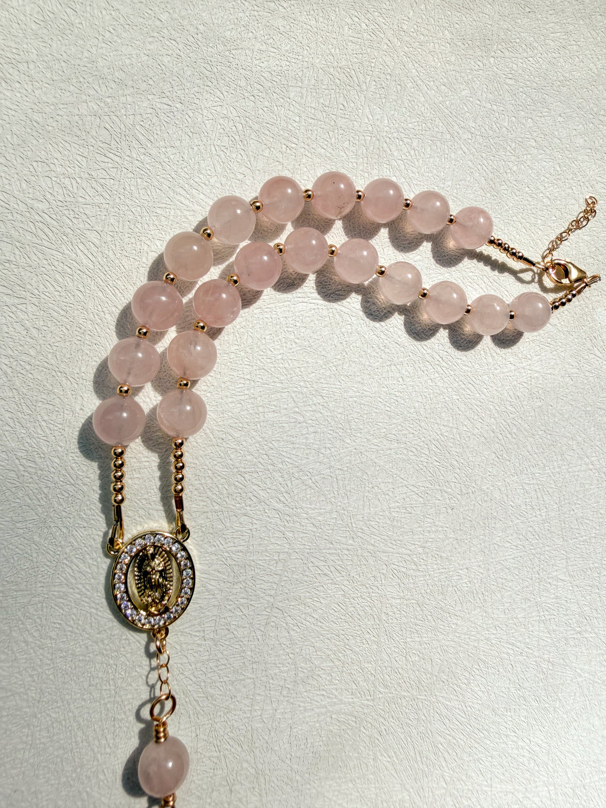Pink Horizon Car Rosary