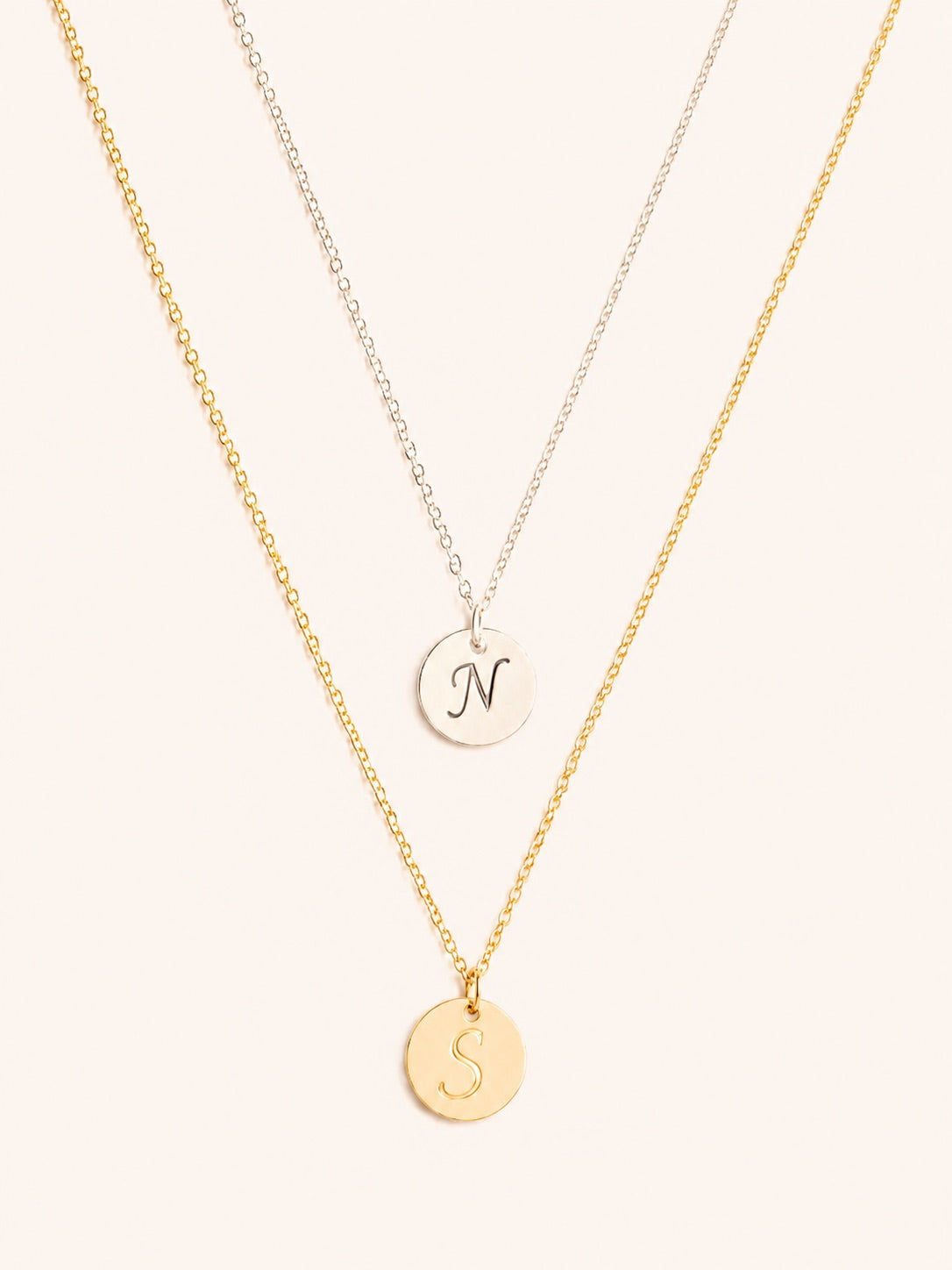 Signature Large Initial Necklace - Image 2