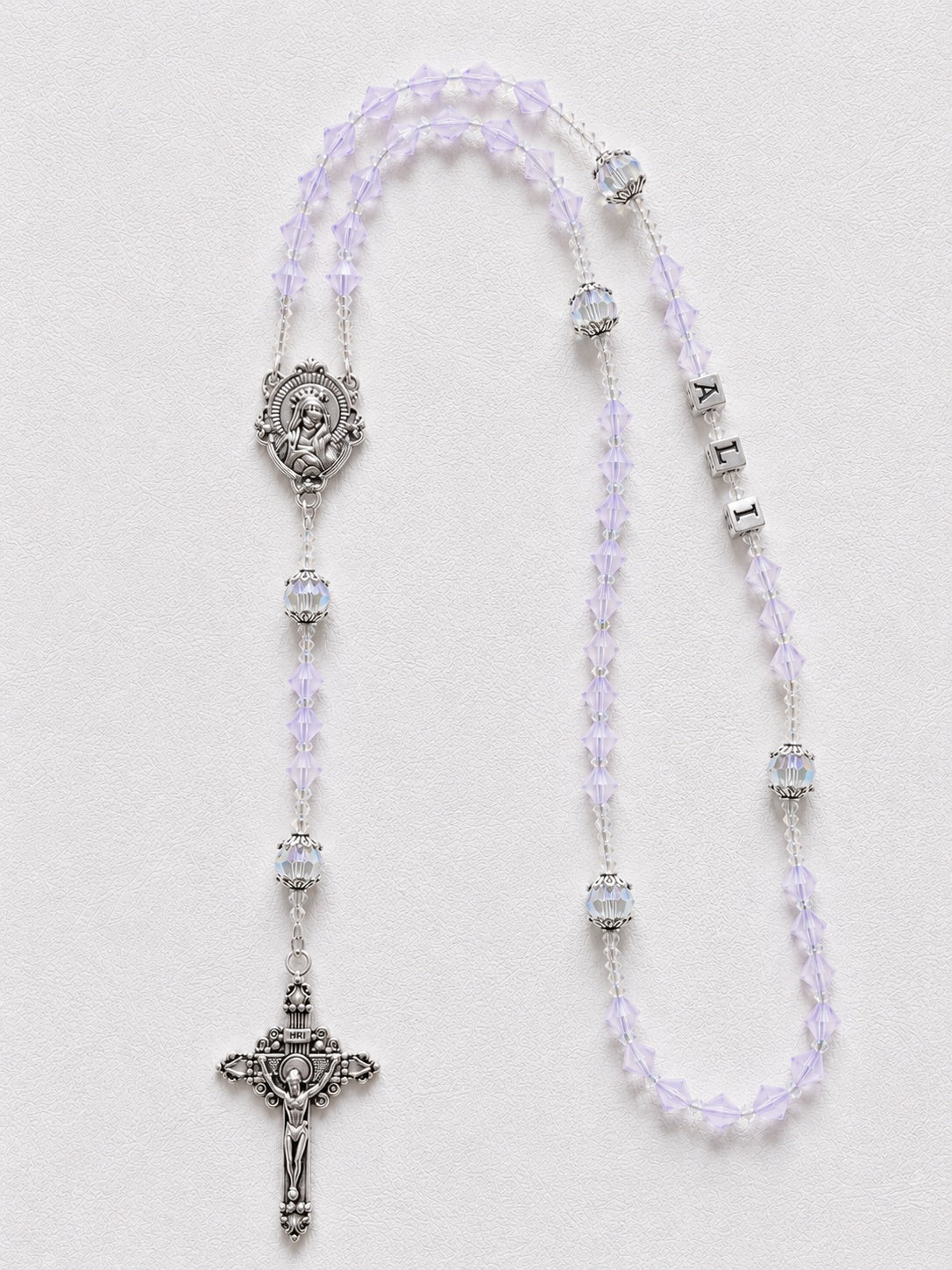 Violet Opal Rosary