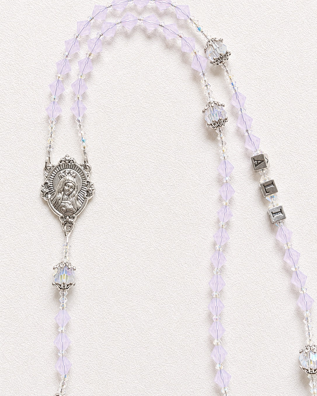 Violet Opal Rosary