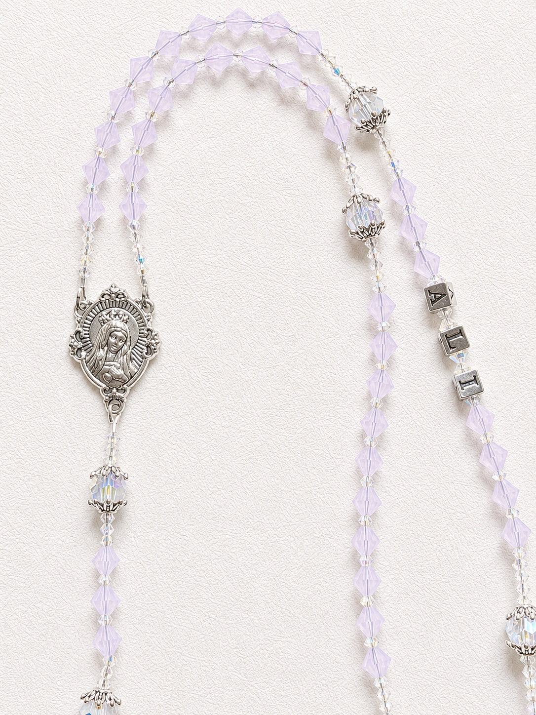 Violet Opal Rosary