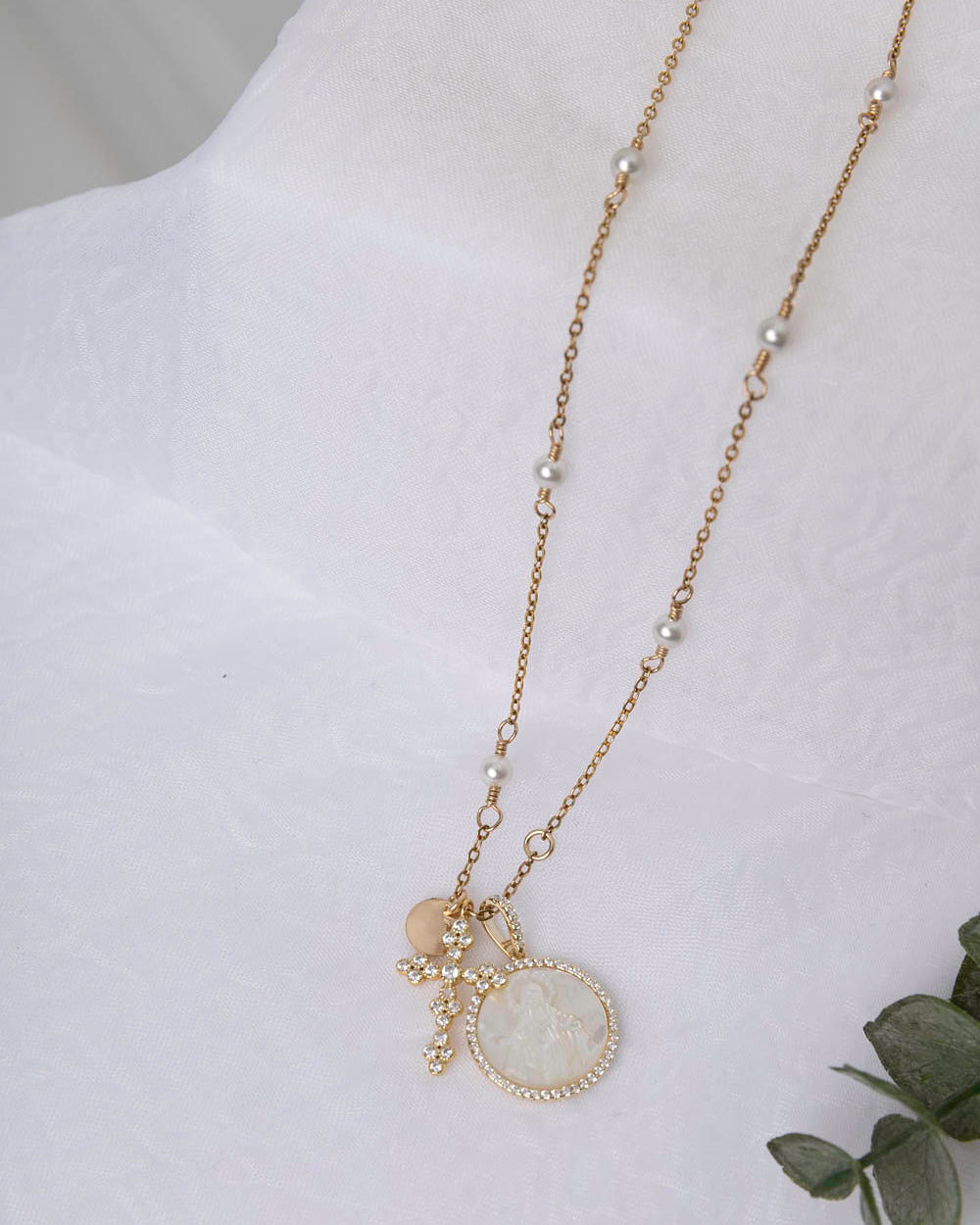 Dainty CZ Blessed Necklace