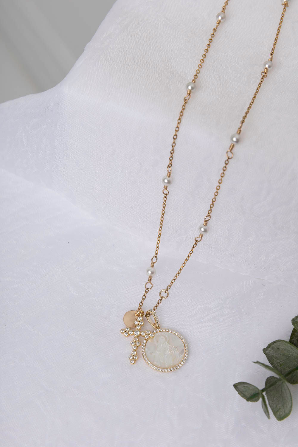 Dainty CZ Blessed Necklace