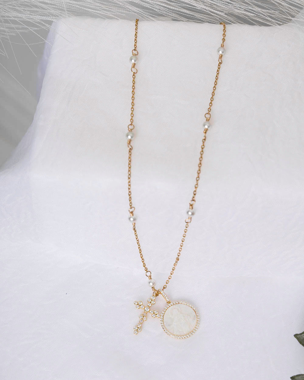 Dainty CZ Guardians Necklace